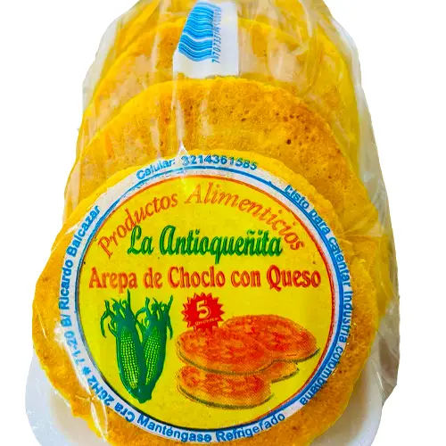 arepas de choclo amarillo