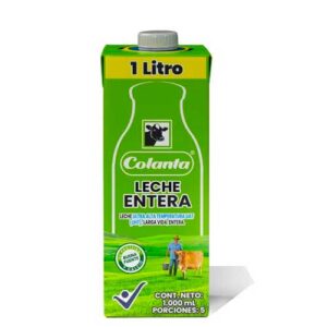Leche UHT Entera Colanta X 1000 ml
