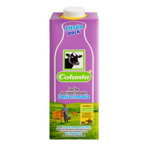 Leche Colanta UHT Deslactosada Semidescremada 1000 ml