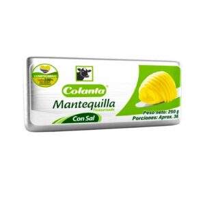 Mantequilla colanta con sal x 250 g