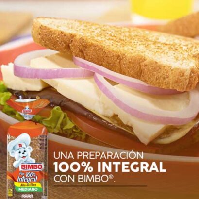 Pan Bimbo 100% Integral 460 g